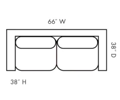 Pindall Brown Loveseat -Furniture Specialty Shop 810324009 5