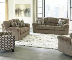 Pindall Brown Loveseat -Furniture Specialty Shop 810324009 810324008 810324010 810324141