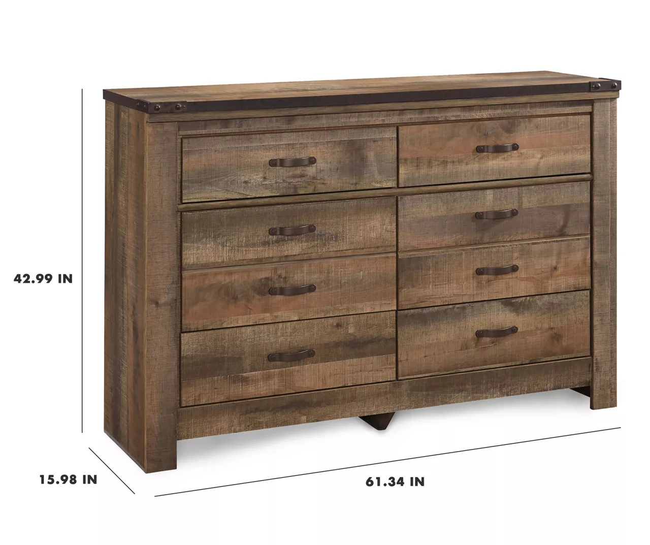 Trinell 6-Drawer Dresser 6 Trinell 6-Drawer Dresser - Image 4