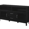 Black TV Media Stand -Furniture Specialty Shop 810344693 1