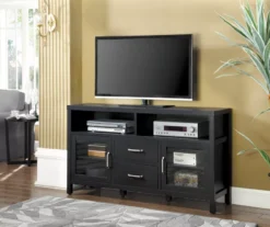 Black TV Media Stand -Furniture Specialty Shop 810344693 3