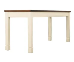 Whitesburg Cottage White & Brown Dining Room Bench 14 Whitesburg Cottage White & Brown Dining Room Bench -Furniture Specialty Shop 810363197 2