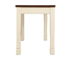Whitesburg Cottage White & Brown Dining Room Bench 19 Whitesburg Cottage White & Brown Dining Room Bench -Furniture Specialty Shop 810363197 7