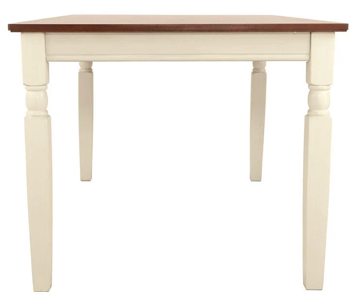 Whitesburg Cottage White & Brown Dining Room Bench 12 Whitesburg Cottage White & Brown Dining Room Bench - Image 10