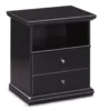 Maribel Black Nightstand -Furniture Specialty Shop 810363205