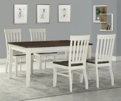 Caylie Farmhouse Dining Table -Furniture Specialty Shop 810385655 810385656 1 1