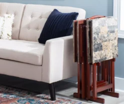Williams 4-Piece Faux Marble Tray Table Set -Furniture Specialty Shop 810386282 A0 11