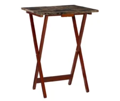 Williams 4-Piece Faux Marble Tray Table Set -Furniture Specialty Shop 810386282 A0 2