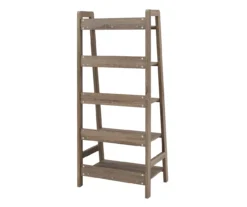 Margo Gray 5-Shelf Ladder Bookcase -Furniture Specialty Shop 810386286 A2