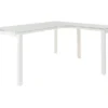 Baraga White L-Shaped Corner Desk -Furniture Specialty Shop 810389269 2