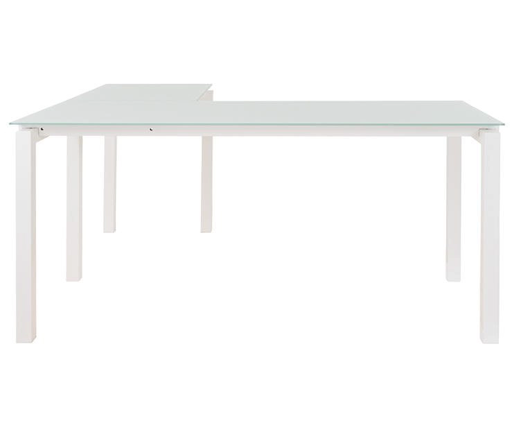 Baraga White L-Shaped Corner Desk 7 Baraga White L-Shaped Corner Desk - Image 5