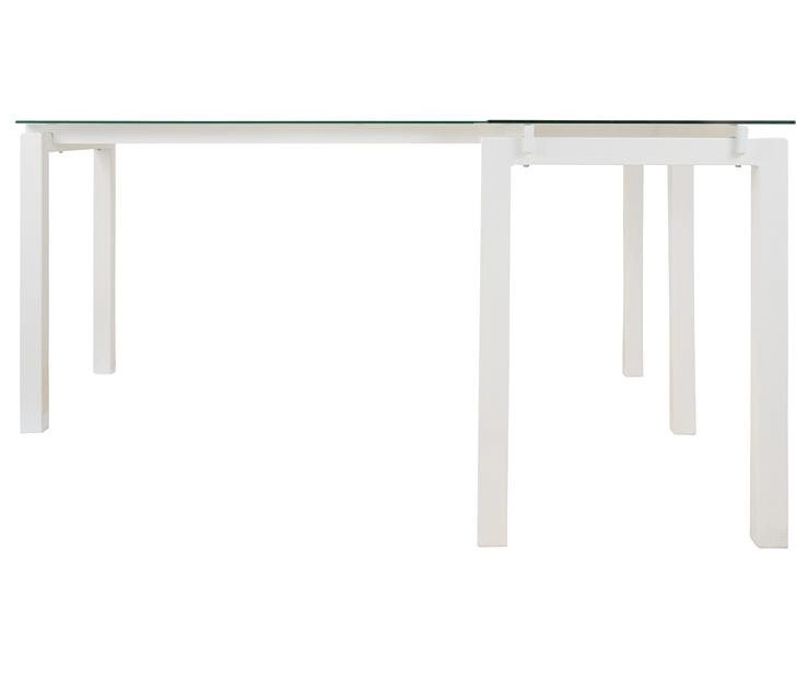 Baraga White L-Shaped Corner Desk 10 Baraga White L-Shaped Corner Desk - Image 8