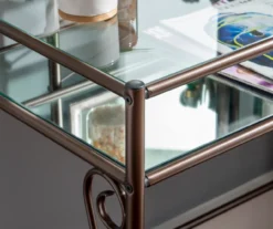 Heather Metal Adjustable Mirror Vanity Set With Stool 21 Heather Metal Adjustable Mirror Vanity Set With Stool -Furniture Specialty Shop 810389409 A8 8