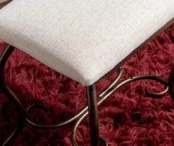 Heather Metal Adjustable Mirror Vanity Set With Stool 22 Heather Metal Adjustable Mirror Vanity Set With Stool -Furniture Specialty Shop 810389409 A8 9