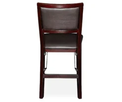 Brown Classic Open Back Folding Chairs, 2-Pack -Furniture Specialty Shop 810389460 2