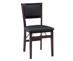 Brown Classic Open Back Folding Chairs, 2-Pack -Furniture Specialty Shop 810389460 A0 2