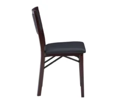 Brown Classic Open Back Folding Chairs, 2-Pack -Furniture Specialty Shop 810389460 A1