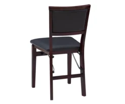 Brown Classic Open Back Folding Chairs, 2-Pack -Furniture Specialty Shop 810389460 A2 1