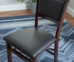 Brown Classic Open Back Folding Chairs, 2-Pack -Furniture Specialty Shop 810389460 B8