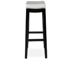 30" Brooke White Saddle Barstool 7 30" Brooke White Saddle Barstool -Furniture Specialty Shop 810389512 2