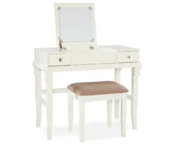 Martha Mirror Vanity Set With Stool -Furniture Specialty Shop 810389524 2 1
