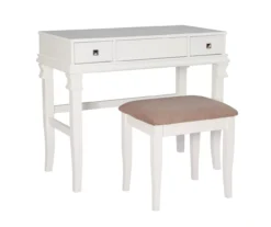 Martha Mirror Vanity Set With Stool -Furniture Specialty Shop 810389524 A0 2