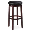 29" Clea Black Pub Barstool -Furniture Specialty Shop 810389526 1