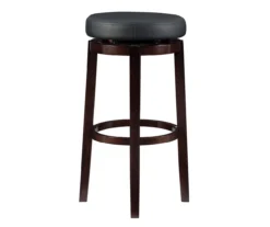 29" Clea Black Pub Barstool -Furniture Specialty Shop 810389526 A3