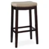 31" Clay Walnut Pub Barstool -Furniture Specialty Shop 810389530 1