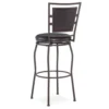 Black Adjustable Swivel Seat Barstool -Furniture Specialty Shop 810389542 2