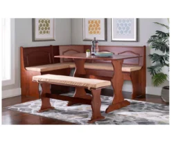 Beige Microfiber Cushion Set For Breakfast Nook -Furniture Specialty Shop 810389546 A8 10