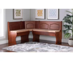 Beige Microfiber Cushion Set For Breakfast Nook -Furniture Specialty Shop 810389546 A8 11