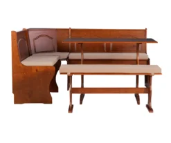 Beige Microfiber Cushion Set For Breakfast Nook -Furniture Specialty Shop 810389546 A8 4