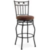 30" Slat Back Swivel Barstool -Furniture Specialty Shop 810389560 1
