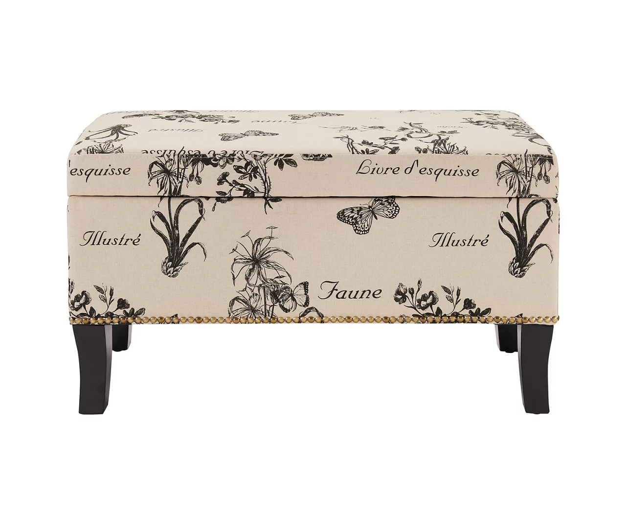 Claudia Botanical Storage Ottoman 8 Claudia Botanical Storage Ottoman - Image 6