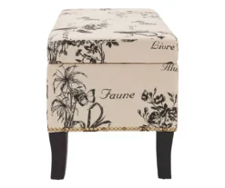 Claudia Botanical Storage Ottoman 18 Claudia Botanical Storage Ottoman -Furniture Specialty Shop 810389625 A0 3