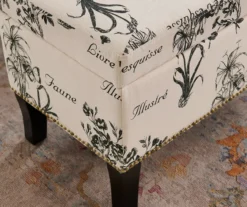 Claudia Botanical Storage Ottoman 21 Claudia Botanical Storage Ottoman -Furniture Specialty Shop 810389625 B8