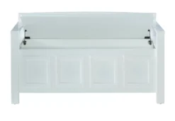 Brady White Storage Bench -Furniture Specialty Shop 810389636 5