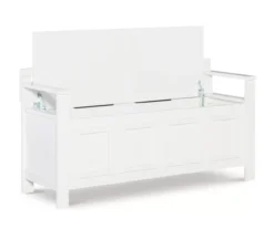 Brady White Storage Bench -Furniture Specialty Shop 810389636 A0 3