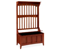 Newton Hall Tree With Storage Bench