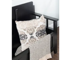 Black Padded Faux Leather Storage Bench -Furniture Specialty Shop 810389638 A8 2