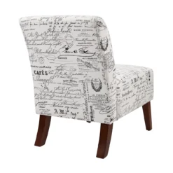 Shelby Script Armless Accent Chair -Furniture Specialty Shop 810389655 3 1