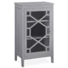 Ava Gray Geometric Single Door Cabinet -Furniture Specialty Shop 810389657 1