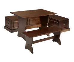 Cannon Walnut Backless Breakfast Nook -Furniture Specialty Shop 810389665 A0 1