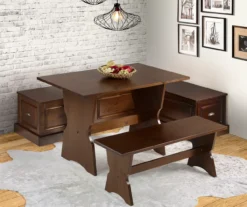 Cannon Walnut Backless Breakfast Nook -Furniture Specialty Shop 810389665 B0 1
