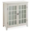 Preston White Vintage 2-Door Cabinet 2 Preston White Vintage 2-Door Cabinet -Furniture Specialty Shop 810389668 1