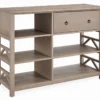 Rockford Rustic Gray 5-Shelf TV & Media Center -Furniture Specialty Shop 810389684 2