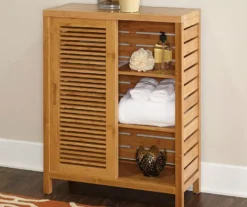 Pierce Bamboo Sliding Door Floor Cabinet -Furniture Specialty Shop 810389687 4