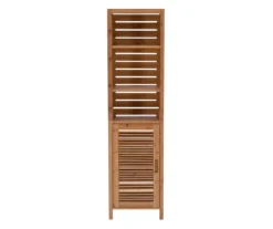 Pierce Bamboo 3-Shelf Tall Cabinet -Furniture Specialty Shop 810389688 A0 2