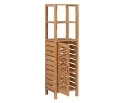 Pierce Bamboo 5-Shelf Mid Cabinet -Furniture Specialty Shop 810389690 A0 3